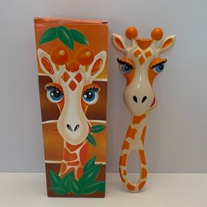 VTG 1977 Avon Giraffabath Bath Brush NIB